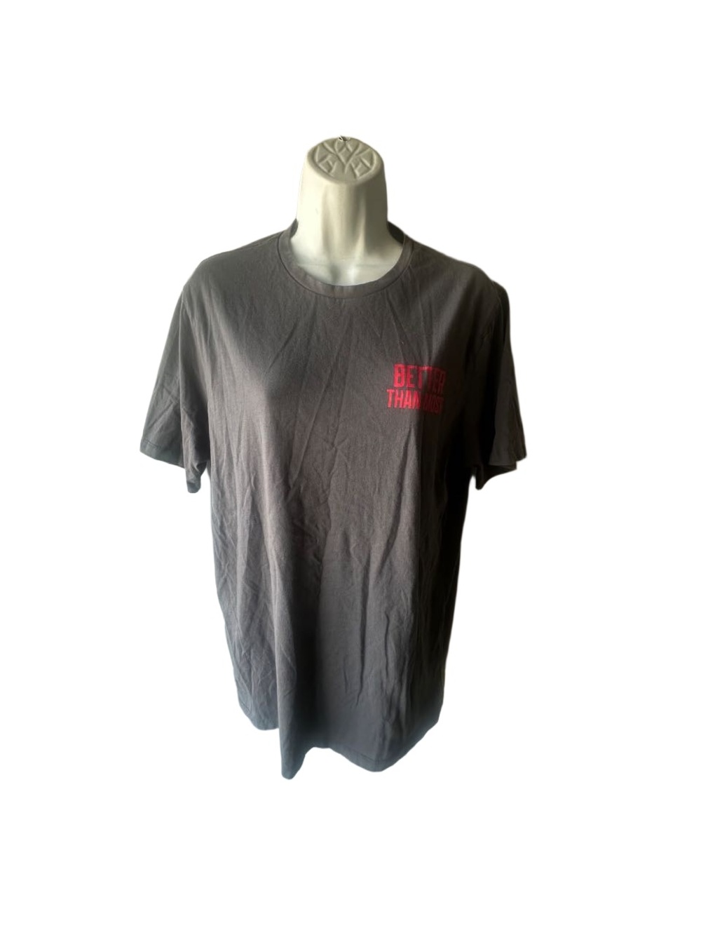 Swannies Better Than Most Golf Graphic T Shirt Graphite Gray Men’s Size L